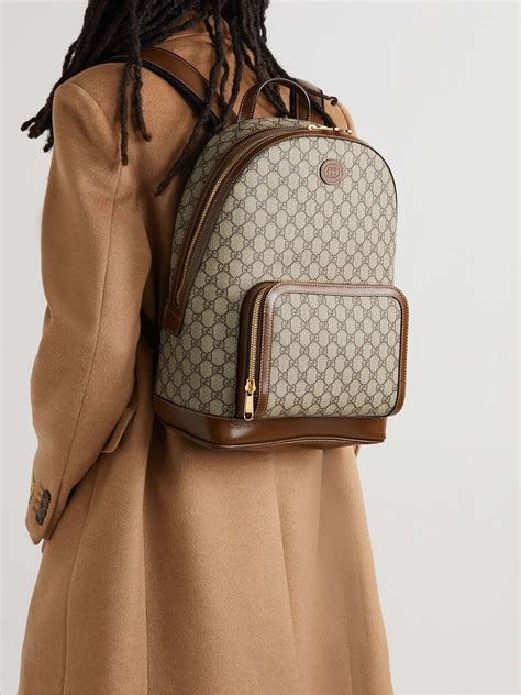 gucci reverse logo backpack|Gucci backpack for women.